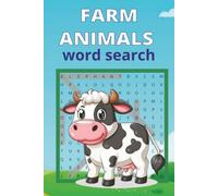 farm animals word search: Discover Farm Life with 50+ Word Search Puzzles | Learn Barnyard Animals While Having Fun | Educational & Relaxing Brain ... Ages 6-12 | 6 x 9 Inches| Solutions Included