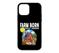 Farm Born Dirt Sweat Freedom Farmer Farming Happy Vibes Crop Coque pour iPhone 12 Mini
