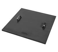 FARM COOK Couvercle de brasero carré en Acier Noir à 2 anses 71x71 cm