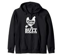 Farm Fresh Butt Pépites de fût pour volaille Cadeau Amusant Sweat à Capuche