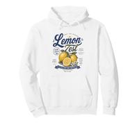 Farm Fresh Vintage Farmer's Market Logo Simple Citron Zeste Sweat à Capuche