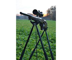 FARM-LAND Cale de chasse en aluminium télescopique double support