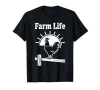Farm Life Coq au Lever de Soleil Vintage T-Shirt
