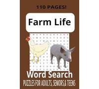 Farm Life Word Search Puzzle Book:: Word searches with Easy to Read Print about Farm Life, Farming, Chickens, Pigs, Cows and Sheep and more | 6x9 ... … Gift for vacations, Holidays and free times