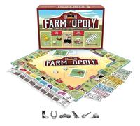 Farm-Opoly Jeu de société - Un jeu d'échange de propriété à la ferme ! - Pour 2 à 6 joueurs âgés de 8 ans et plus