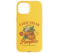 Farm Organic Pumpkin Fresh Farmer's Market Vintage Fall Coque pour iPhone 15