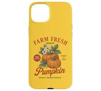 Farm Organic Pumpkin Fresh Farmer's Market Vintage Fall Coque pour iPhone 15 Plus