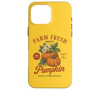 Farm Organic Pumpkin Fresh Farmer's Market Vintage Fall Coque pour iPhone 16 Pro Max