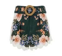 Farm Rio - Berry Garden Twill Shorts - Femme - Shorts - Multicolore - Taille: W25