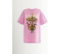 Farm Rio Farm Rio Pink Paris Carousel Relaxed T-Shirt