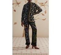 FARM Rio Winter Garden Black Pajama Shirt Taille: XS | Chemises à boutons Outlet | Femme | Le Noir