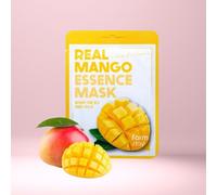 Farm Stay - Real Mango Essence Mask - Masque hydratant et éclaircissant à la mangue - 1 pc
