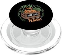 Farm to Table. Mangez Vert, Vivez Vert PopSockets PopGrip pour MagSafe