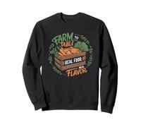Farm to Table. Mangez Vert, Vivez Vert Sweatshirt