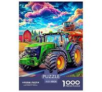 Farm Tracteurs Puzzle 1000 Pièces pour Adolescents Et Enfants, Jeu De Défi Intellectuel Puzzles38x26cm/1000pcs