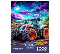 Farm Tracteurs Puzzle 1000 Pièces, Puzzles Difficiles Adaptés Aux Adultes Et Aux Enfants, Jeu De Défi Intellectuel 52x38cm/1000pcs