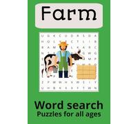 Farm Word Search Puzzle Book: Word searches with easy to read print about agriculture: animals, tools, machinery and many more [6x9 inches, 110 pages, 50+ puzzles] No repeated words