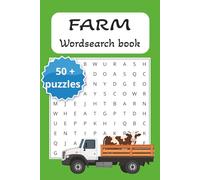 Farm Wordsearch puzzle book: Farm word search: 50+ Easy-to-Read Puzzles About Farms and living on the farm | 6x9 inches | 110 Pages