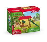 Farm world cabane des animaux de la forêt multicolore TU