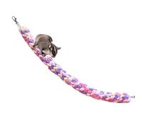 Farma Allament Birca - Petit Swing Pour Animaux De Compagnie, Perche Multicolores, Jouet En Cage Durable | Fonction De Construction De Cordes Douces, Pièce De Jouet Interactif P