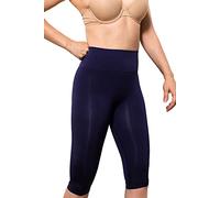 Farmacell Bodyshaper 604Y (Bleu, XXL) Legging Court Minceur, Gainant, Corsaire Femme, Legging 3/4 Anti Cellulite