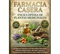 Farmacia Casera - Enciclopedia de Plantas Medicinales: 10 Libros en 1: El Manual Definitivo de Remedios Naturales | Hierbas Medicinales, Recetas ... Alternativos para Toda la Familia