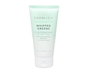 Farmacy Whipped Greens Lavage du visage - Nettoyant moussant pour le visage sans huile pour peaux mixtes et grasses (5,0 fl oz)