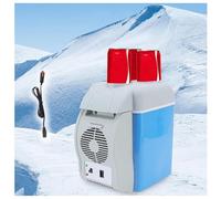 FARMAHAR Congelateur Pour Voiture, 7.5L, Voiture 12v,Faible Bruit Mini Frigo Pas Cher, Fonction Refroidissement Et Chauffage Refrigerateur Voyage, Cadeaux Sympas Pour La Voiture