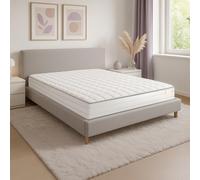 Farmarelax - Matelas orthopédique à mémoire de Forme carrée et demie 120 x 190 cm, Hauteur 17 cm, Plaque orthopédique, Tissu Italien, hypoallergénique, 100% fabriqué en Italie, Memory EcoBlu