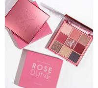 FARMASI Rose Dune Palette de fard à paupières avec 9 teintes hautement pigmentées, Palette de fards à paupières polyvalente pour hypnotiser doux à intense avec des tons roses et mauves 0,28 oz