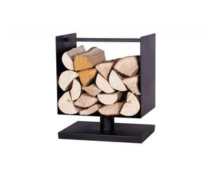 FarmCook Range-Bûches en Acier Noir R134 45x30x60 cm - P-REG-0R134-00000