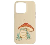 Farmcore Frog and Mushroom Umbrella Aesthetic Cottagecore Coque pour iPhone 15 Pro Max