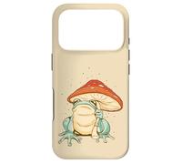 Farmcore Frog and Mushroom Umbrella Aesthetic Cottagecore Coque pour iPhone 17 Pro