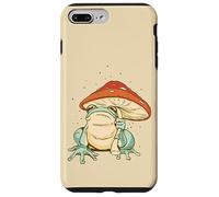 Farmcore Frog and Mushroom Umbrella Aesthetic Cottagecore Coque pour iPhone 7 Plus/8 Plus