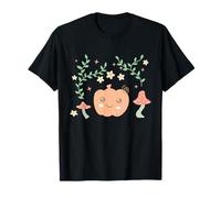Farmcore Mushroom Cute Pastel Pumpkin Cottagecore Aesthetic T-Shirt