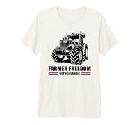 Farmer Freedom Pays-Bas : Soutien aux convois de tracteurs T-Shirt Haut de Gamme
