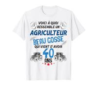 Farmer Tracteur de conduite pour enfant de 40 ans T-Shirt
