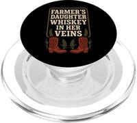 Farmers Daughter Country Roots Rural Pride Farm Life Rustique PopSockets PopGrip pour MagSafe