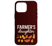 Farmer's Daughter Cute Fruit Graphic Country Girls & Women Coque pour iPhone 16 Pro Max