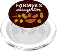Farmer's Daughter Cute Fruit Graphic Country Girls & Women PopSockets PopGrip pour MagSafe