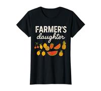 Farmer's Daughter Cute Fruit Graphic Country Girls & Women T-Shirt