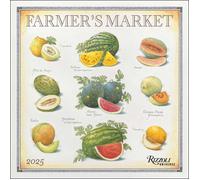 Farmer's Market 2025 Wall Calendar