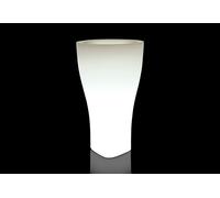Farmet New Pot de fleurs lumineux en polyéthylène Domus - Ø 48 x 85 cm - T/291 BP
