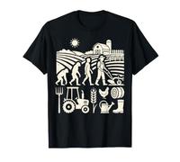 Farmhand Evolution Agriculture Rurale Design T-Shirt
