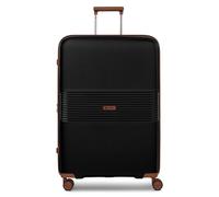 Farmhood Eco Edition Grande valise à coque rigide durable | XL 50 x 32 x 76 cm avec soufflet extensible de 114 à 120 litres | Ultra léger seulement 4,5 kg, Noir , Koffer L (77 cm) erweiterbar, Valise