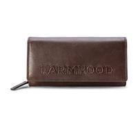 Farmhood Memphis Porte-monnaie Protection RFID Cuir 19 cm brun