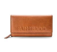 Farmhood Memphis Porte-monnaie Protection RFID Cuir 19 cm brun