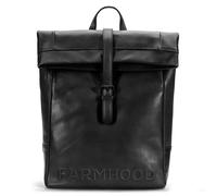 Farmhood Sac à dos noir en cuir pour femme Memphis Backpack 268095