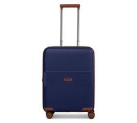 Farmhood Eco Edition Valise cabine à coque rigide durable | Petit chariot cabine 40 x 22 x 55 cm avec soufflet extensible de 44 à 50 litres | Ultra léger seulement 2,9 kg, bleu marine, Koffer S (55 cm