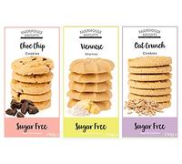 Farmhouse Biscuits Lot de 3 biscuits sans sucre 150 g, 1 shorty viennois 150 g, 1 pain d'avoine 150 g